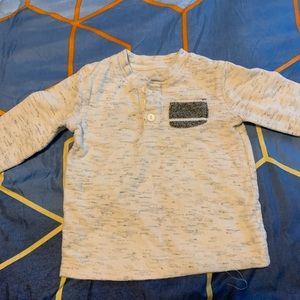 Cream Long Sleeve Shirt